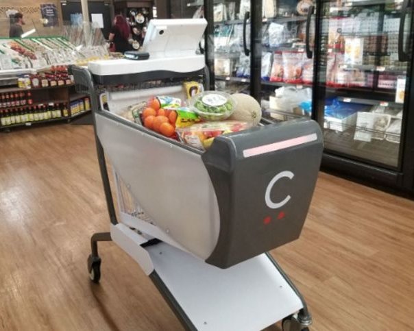 «Умные» тележки для продуктов упростят поход по магазинам
