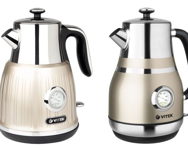 Стальные ретро чайники от VITEK